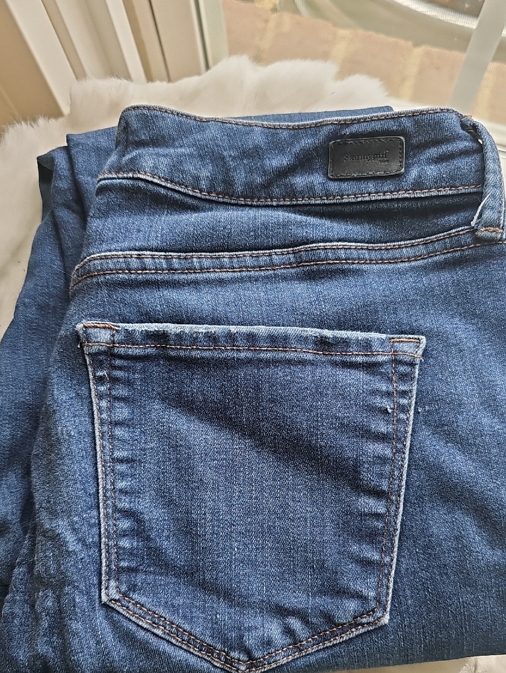 Skinnygirl Women's Skinny Jeans Blue Denim